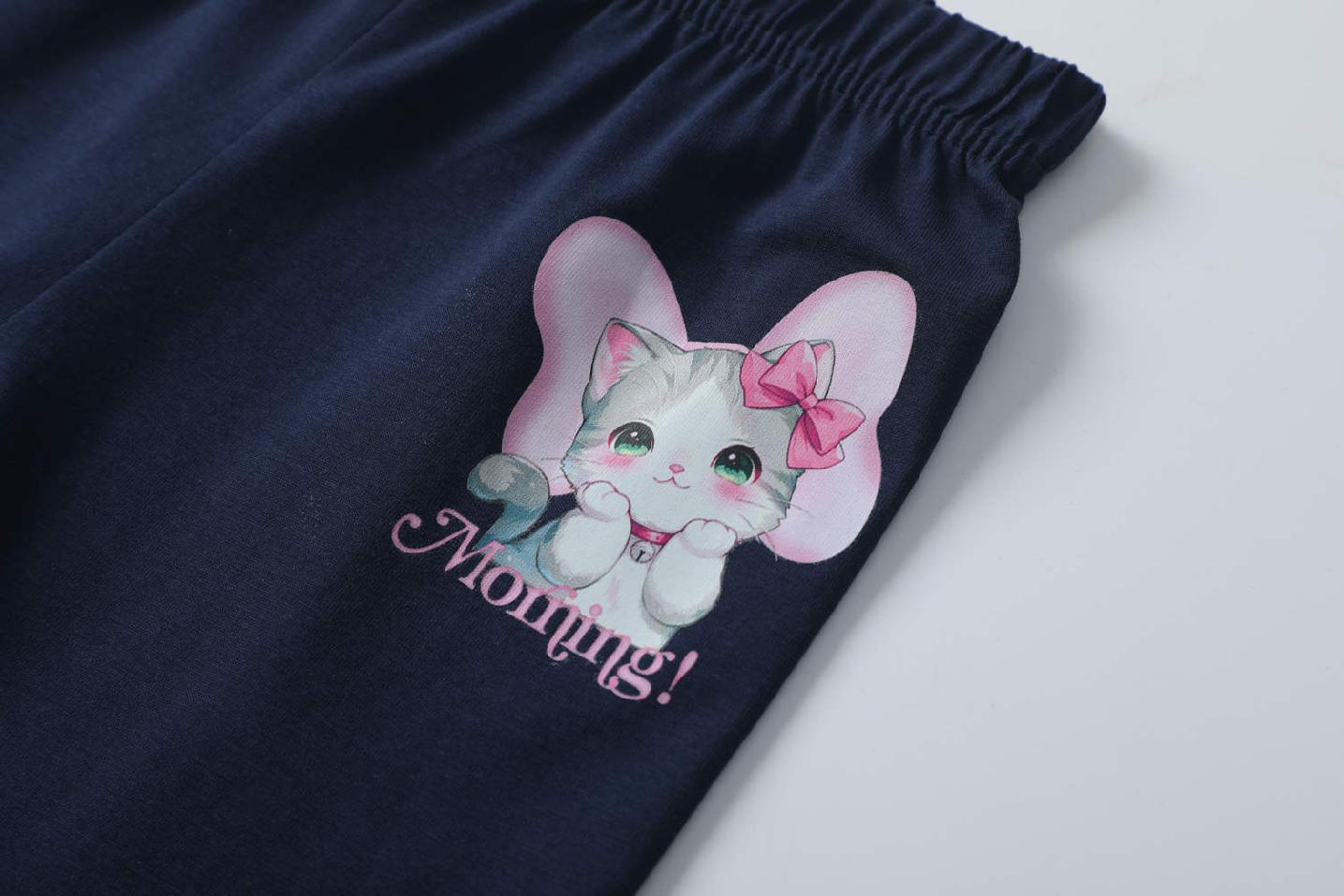 Dívčí legíny Kugo BL2387 tmavě modré